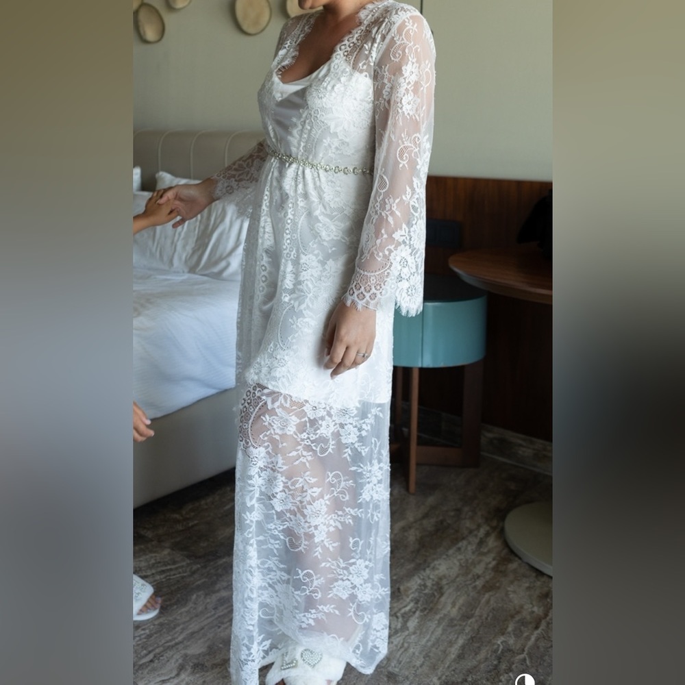 Bridal Robe, Slip and Belt